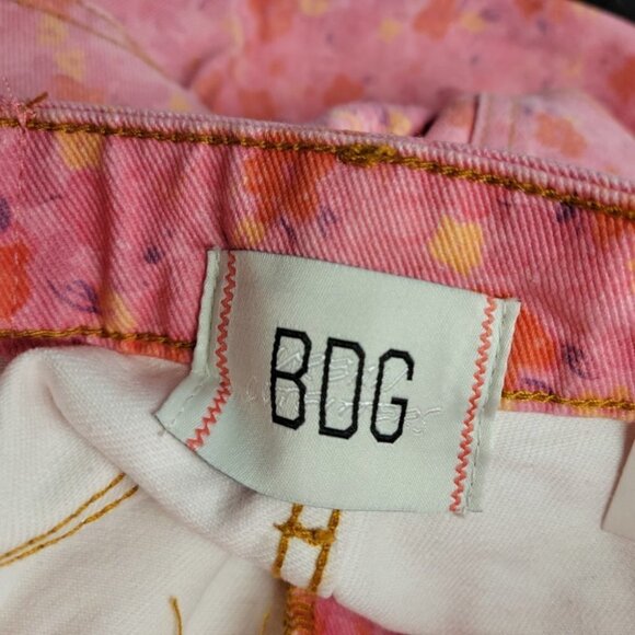 Urban Outfitters BDG High Waist Floral Jeans Size 25 NWT - Picture 8 of 10
